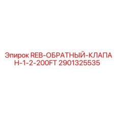 2901325535 REB-ОБРАТНЫЙ-КЛАПАН-1-2-200FT - Epiroc