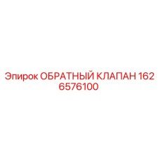 1626576100 ОБРАТНЫЙ КЛАПАН Epiroc