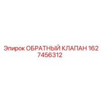 1627456312 ОБРАТНЫЙ КЛАПАН Epiroc