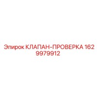 1629979912 КЛАПАН-ПРОВЕРКА (Epiroc)
