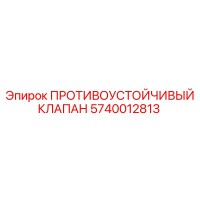 5740012813 ПРОТИВОУСТОЙЧИВЫЙ КЛАПАН Epiroc