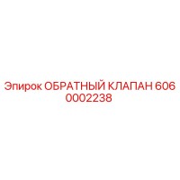 6060002238 ОБРАТНЫЙ КЛАПАН Epiroc