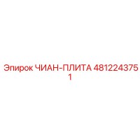 4812243751 ЧИАН-ПЛИТА Epiroc