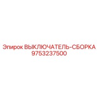 9753237500 ВЫКЛЮЧАТЕЛЬ-СБОРКА Epiroc