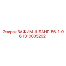 1310035202 ЗАЖИМ-ШЛАНГ-56-1-06 Эпирок