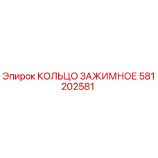 581202581 КОЛЬЦО ЗАЖИМНОЕ Epiroc