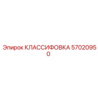 57020950 КЛАССИФОВКА Epiroc