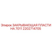 2202714705 ЗАКРЫВАЮЩАЯ ПЛАСТИНА 7011 Epiroc