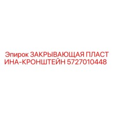 ЗАКРЫВАЮЩАЯ ПЛАСТИНА-КРОНШТЕЙН Epiroc 5727010448 для крепления