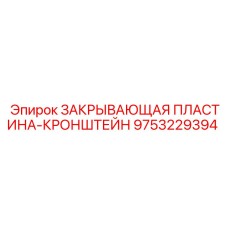 Защитная пластина-кронштейн для оборудования Epiroc 9753229394