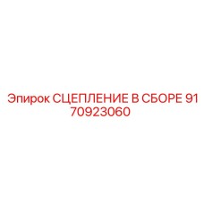 9170923060 СЦЕПЛЕНИЕ В СБОРЕ Epiroc