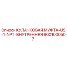 9001000507 КУЛАЧКОВАЯ МУФТА-US-1-NPT-ВНУТРЕННЯЯ Epiroc