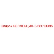 58019985 КОЛЛЕКЦИЯ-Б Epiroc