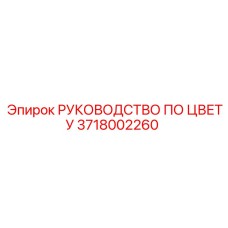 3718002260 РУКОВОДСТВО ПО ЦВЕТУ Epiroc