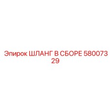 58007329 ШЛАНГ В СБОРЕ Epiroc