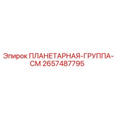 2657487795 ПЛАНЕТАРНАЯ-ГРУППА-СМ - Epiroc