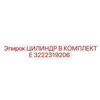 3222319206 ЦИЛИНДР В КОМПЛЕКТЕ Epiroc