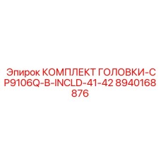 8940168876 КОМПЛЕКТ ГОЛОВКИ-CP9106Q-B-INCLD-41-42 Эпирок