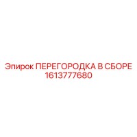 1613777680 ПЕРЕГОРОДКА В СБОРЕ Epiroc