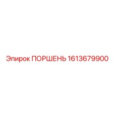 1613679900 ПОРШЕНЬ Epiroc