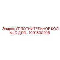 1091800205 УПЛОТНИТЕЛЬНОЕ КОЛЬЦО ДЛЯ КОМПРЕССОРА Epiroc
