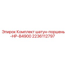 2236112797 Комплект шатун-поршень-HP-B4900 Epiroc