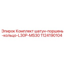 1124190104 Комплект шатун-поршень-кольцо-L30P-MS30 Epiroc