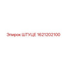 1621202100 ШТУЦЕ Epiroc