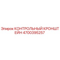 4700395257 КОНТРОЛЬНЫЙ КРОНШТЕЙН Epiroc