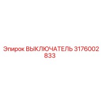 3176002833 ВЫКЛЮЧАТЕЛЬ Epiroc