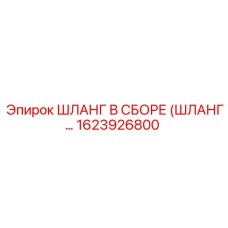 1623926800 ШЛАНГ В СБОРЕ (ШЛАНГ…) Epiroc