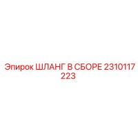 2310117223 ШЛАНГ В СБОРЕ Epiroc