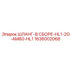 1636002068 ШЛАНГ-В СБОРЕ-HL1-2G-AM60-HL1 Epiroc