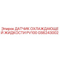 GS6243002 ДАТЧИК ОХЛАЖДАЮЩЕЙ ЖИДКОСТИ PV100 Epiroc