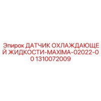 1310072009 ДАТЧИК ОХЛАЖДАЮЩЕЙ ЖИДКОСТИ-MAXIMA-02022-00 Epiroc