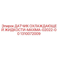 1310072009 ДАТЧИК ОХЛАЖДАЮЩЕЙ ЖИДКОСТИ-MAXIMA-02022-00 Epiroc