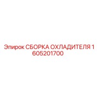 1605201700 СБОРКА ОХЛАДИТЕЛЯ Epiroc