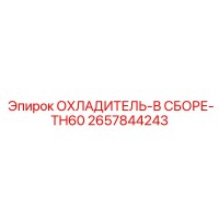 2657844243 Охладитель в сборе TH60 Epiroc