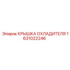 1631022246 КРЫШКА ОХЛАДИТЕЛЯ Epiroc
