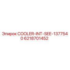 6218701452 COOLER-INT-SEE-1377540 Epiroc