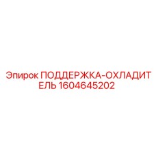 1604645202 ПОДДЕРЖКА-ОХЛАДИТЕЛЬ Epiroc