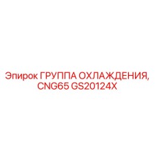 GS20124X Группа охлаждения CNG65 Epiroc