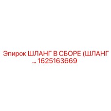 1625163669 Шланг в сборе (ШЛАНГ...) Epiroc
