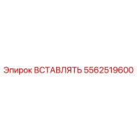 5562519600 ВСТАВЛЯТЬ Epiroc