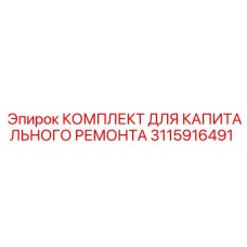 3115916491 КОМПЛЕКТ ДЛЯ КАПИТАЛЬНОГО РЕМОНТА Epiroc