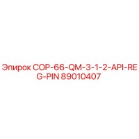 89010407 COP-66-QM-3-1-2-API-REG-PIN Epiroc