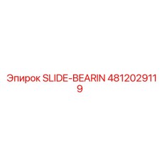 SLIDE-BEARIN Epiroc 4812029119 нержавеющий