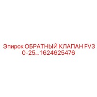 1624625476 ОБРАТНЫЙ КЛАПАН FV30-25 Epiroc