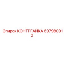 697980912 КОНТРГАЙКА Epiroc