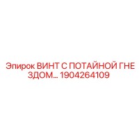 1904264109 ВИНТ С ПОТАЙНОЙ ГНЕЗДОМ Epiroc
